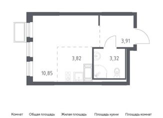 Продаю квартиру студию, 21.9 м2, Ленинский городской округ, ЖК Горки Парк, жилой комплекс Горки Парк, к4.1