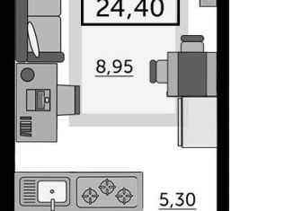 Продаю квартиру студию, 24.2 м2, Ростовская область