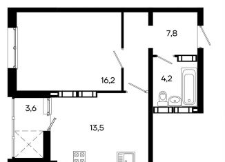 Продается однокомнатная квартира, 45.3 м2, Симферополь, Севастопольская улица, 41, Центральный район