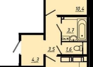 Продается 2-ком. квартира, 57 м2, Воронеж