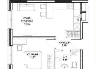 1-ком. квартира на продажу, 36.6 м2, Москва, улица Корнейчука, 27с7, метро Медведково