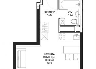 Продам квартиру студию, 22.6 м2, Москва, улица Корнейчука, 27с7, СВАО