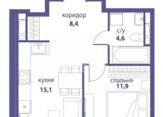 Продажа 1-ком. квартиры, 40 м2, Москва, район Лефортово, улица Крузенштерна, 12к2