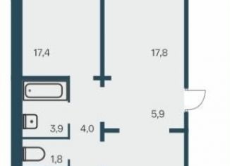 Продается 3-комнатная квартира, 92.8 м2, Новосибирская область