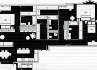 Продам четырехкомнатную квартиру, 154.7 м2, Москва, ЗАО, Береговой проезд, 2