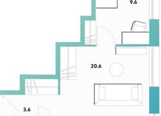 Продается однокомнатная квартира, 37.4 м2, Москва, ЖК Баланс