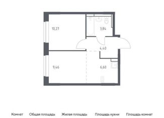 Продажа 1-комнатной квартиры, 34.6 м2, Ленинский городской округ, жилой комплекс Новое Видное, 17