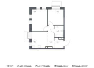 Продается 2-ком. квартира, 47.8 м2, Москва, ЮВАО