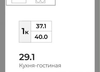 Продается квартира студия, 40 м2, Калининградская область