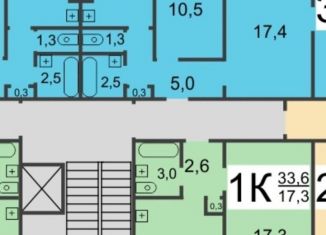 Аренда однокомнатной квартиры, 34.5 м2, Нижний Новгород, проспект Кораблестроителей, 26к1, Сормовский район