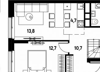 Продажа 4-ком. квартиры, 86 м2, деревня Кондратово, улица Улановой, 7