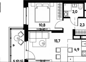 Продается 2-ком. квартира, 38.2 м2, деревня Кондратово, улица Улановой, 7