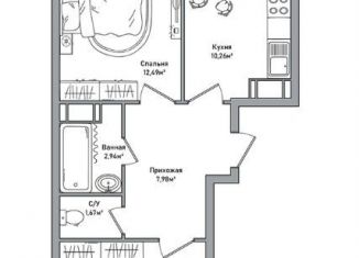 Продажа 2-комнатной квартиры, 52.4 м2, Ярославль, улица Строителей, 16к3