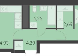 Продаю 1-комнатную квартиру, 41.1 м2, Екатеринбург, метро Чкаловская