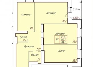 Продаю 2-ком. квартиру, 88.1 м2, Вологодская область