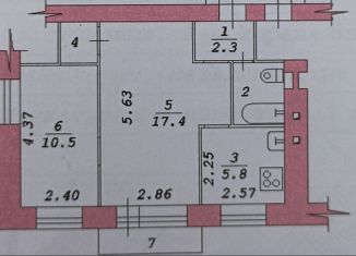 Продается двухкомнатная квартира, 40.4 м2, Новосибирская область, проспект Карла Маркса, 10/1