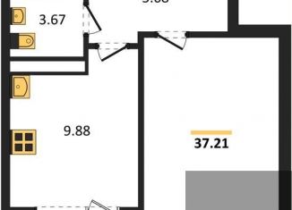 Продам 1-ком. квартиру, 37.2 м2, Воронеж, Коминтерновский район, улица Славы, 7