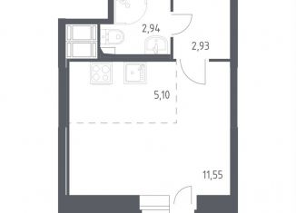 Продам квартиру студию, 22 м2, Санкт-Петербург, ЖК Живи в Рыбацком, Советский проспект, 43к2