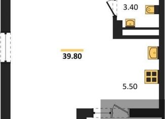 Продажа квартиры студии, 39.8 м2, Воронеж, Железнодорожный район