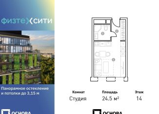 Продаю квартиру студию, 24.5 м2, Москва, район Северный, улица Фёдора Дубовицкого