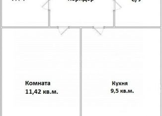 Продажа однокомнатной квартиры, 35.5 м2, рабочий посёлок Томилино, микрорайон Птицефабрика, 35к2