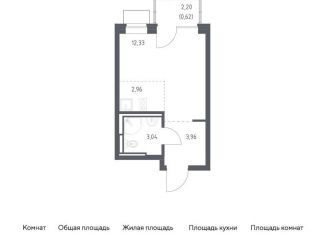 Продаю квартиру студию, 22.9 м2, Ленинский городской округ, жилой комплекс Богдановский Лес, 7.3