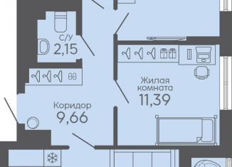 Продается 2-комнатная квартира, 58.3 м2, Екатеринбург, жилой комплекс Новокольцовский, 5, метро Ботаническая