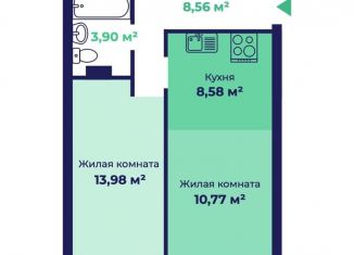 Продаю 2-ком. квартиру, 46.8 м2, Ярославская область