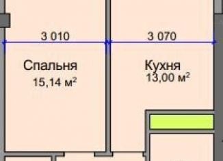 Продам однокомнатную квартиру, 42.5 м2, Нальчик, улица Атажукина, 16А, район Предгорный