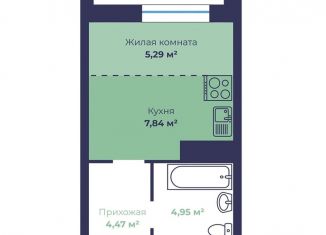 Продается 1-комнатная квартира, 24.1 м2, Ярославль, Фрунзенский район