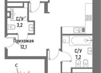 Продам трехкомнатную квартиру, 93.9 м2, Москва, улица Матросская Тишина, 12