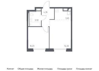 Продаю однокомнатную квартиру, 36.2 м2, Мурино, жилой комплекс Новые Лаврики, 1.1