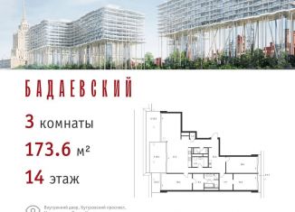 Продаю 3-ком. квартиру, 173.6 м2, Москва, Кутузовский проспект, 12с23, ЗАО