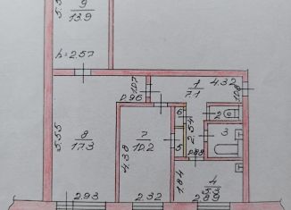 Продажа 3-ком. квартиры, 58 м2, Красновишерск, Школьная улица, 3