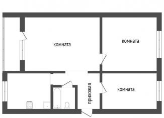 Продажа трехкомнатной квартиры, 68.6 м2, Аргун, Шоссейная улица, 119