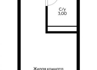 Продается квартира студия, 23 м2, Краснодар, Круговая улица, 4Вк2, ЖК Цветы