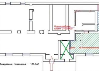 Продам торговую площадь, 141.6 м2, Красноярск, Центральный район, улица Красной Армии, 12