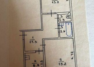 Продается 2-ком. квартира, 53.3 м2, Щёлкино, 1-й микрорайон, 11