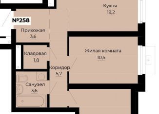 Продажа 2-комнатной квартиры, 58.4 м2, Екатеринбург, ЖК Ольховский Парк