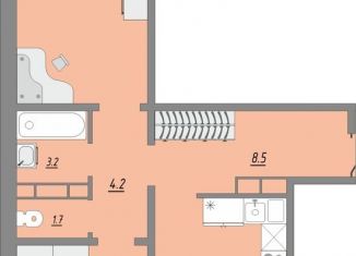 Продам 3-комнатную квартиру, 69.7 м2, Оренбург, жилой комплекс Осенний Лист, 6