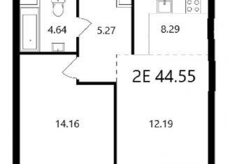 Продам 2-комнатную квартиру, 44.6 м2, Москва, ЖК Форивер, жилой комплекс Форивер, 2