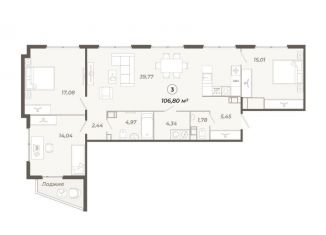 Продам 3-комнатную квартиру, 106.8 м2, Санкт-Петербург, Нейшлотский переулок, 3, Нейшлотский переулок