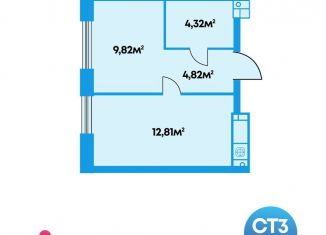 Продается квартира студия, 31.5 м2, Астрахань, улица Адмирала Нахимова, 141Б