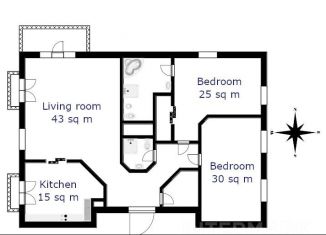 Сдаю в аренду 3-комнатную квартиру, 121 м2, Москва, улица Остоженка, 27к3, улица Остоженка