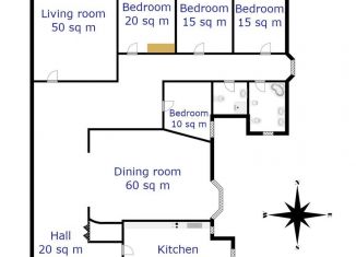 Сдается многокомнатная квартира, 240 м2, Москва, Поварская улица, 20, район Арбат