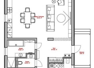 Коттедж на продажу, 120 м2, деревня Медовка, Бирюзовая улица, 23