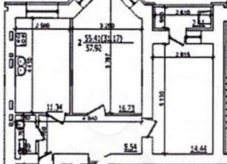 Продам 2-комнатную квартиру, 62 м2, Самара, метро Юнгородок, Московское шоссе, 5А