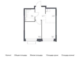 Продается однокомнатная квартира, 31.6 м2, городской округ Красногорск, жилой комплекс Квартал Строгино, к1