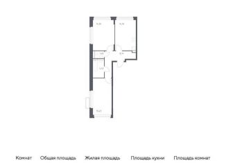 Продаю 2-комнатную квартиру, 58.8 м2, городской округ Красногорск, жилой комплекс Квартал Строгино, к2