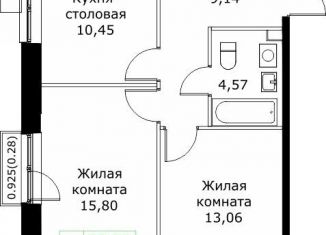 Продажа двухкомнатной квартиры, 53.3 м2, Московская область